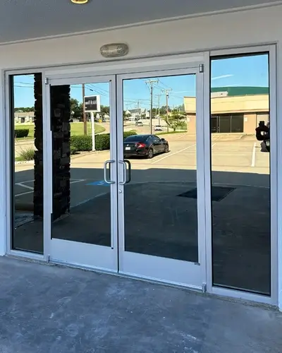 commercial glass door