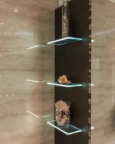 glass shelving